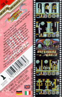 Defenders of the Earth Commodore 64 US box art